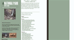 Desktop Screenshot of nationalparkhotelguide.com